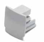 Embout de finition Blanc pour rail 3Ph.