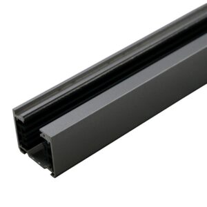 Rail 3 phases 2m - finition Noire