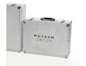 Valise en Aluminium avec accessoires Moulure - Petite