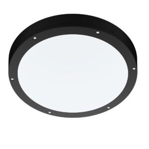 Hublot LED rond Noir AL91 25W Dali ø275 4000K 110° 2140-2420L