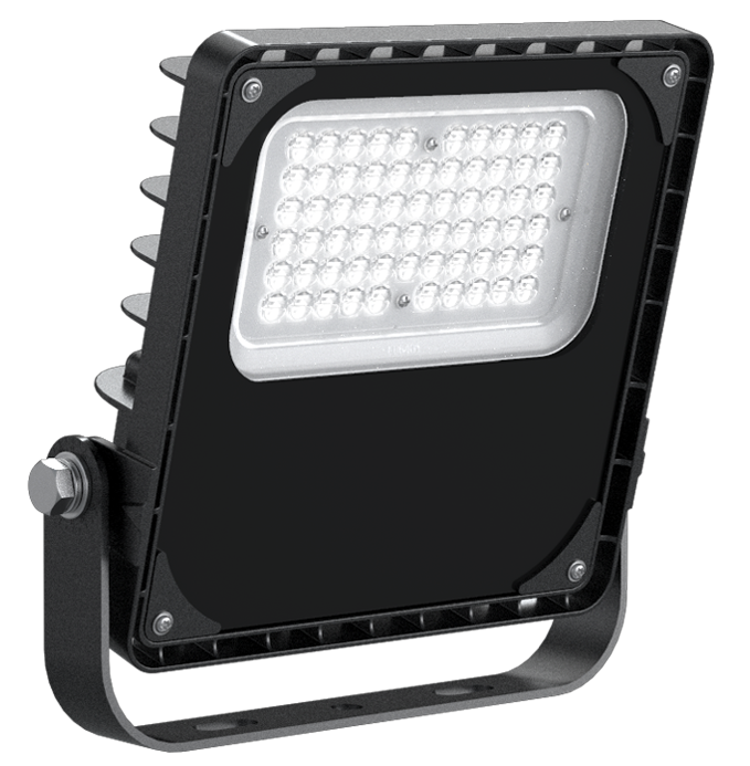 Projecteur LED PRO 50W 3000K 7500L Noir - 55x125°