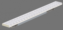 Lita-Lighting LED 1500mm pour rail 3Phases Blanc 4000K 120° 64/56/47/39W 150L/W
