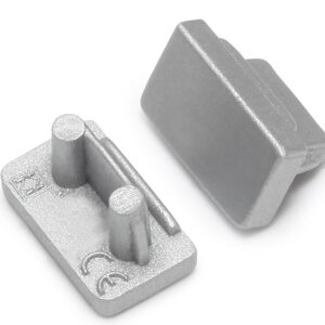 Terminaison SLIM8 argent (set de 2)