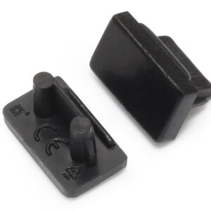 Terminaison SLIM8 noir (set de 2)