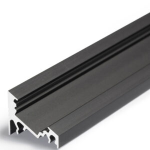 Profilé LED CORNER10 /2m alu anodisé noir (BC/UX)