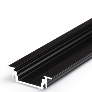 Profilé LED GROOVE10 /2m alu anodisé noir (BC/UX)