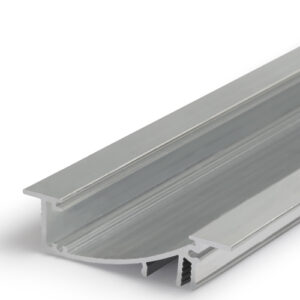 Profilé LED FLAT8 /1m alu brut (H/UX)