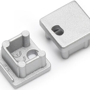 Terminaison SMART10 argent + passage de câble (set de 2)