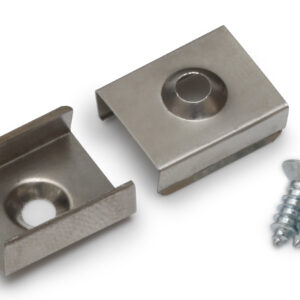 Support de fixation Z flexible percage conique inox