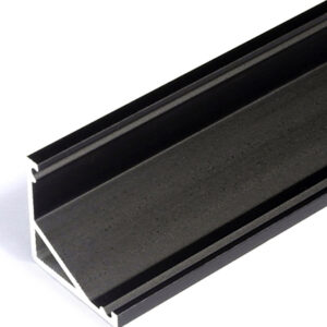 Profilé LED CABI12 /1m alu anodisé noir(E/-)