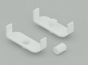 LED clamp LINEA20 white painted