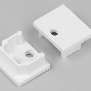 Terminaison PLANE14 with hole blanc [20pcs]