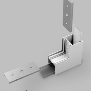 Connector LINEA20 270deg bent blanc painted /plastic bag
