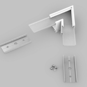 Raccord LINEA20 60°blanc