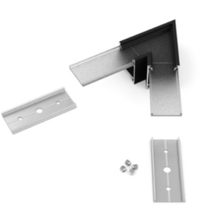 Raccord LINEA20 60°noir