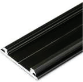 Profilé LED ARC12 /2m alu laqué noir (CD/U5)