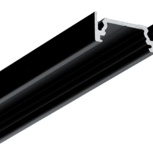 Profilé LED SURFACE10.v2 BC/U 2m noir anodisé /plastic bag