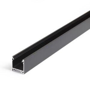 Profilé LED LINEA-IN20 /2m alu anodisé noir (EF/U7)