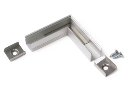 Connector SMART10 90deg anodisé /plastic bag