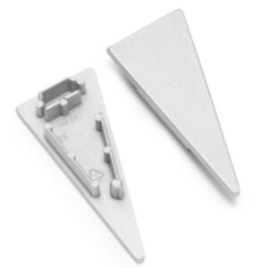Terminaison WALLE12 sans passage de cable argent (set de 2)