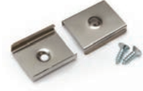Support de fixation U7 inox percage conique (set de 2)