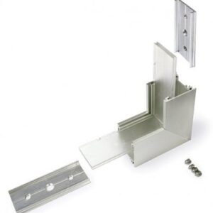 Connecteur LINEA-IN20 coude 90° alu anodisé