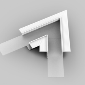 Connector VARIO30-05 60deg blanc painted /plastic bag