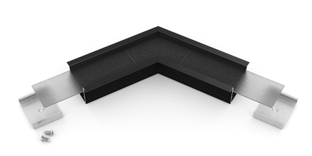 Connector VARIO30-07 120deg noir anodisé /plastic bag