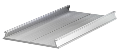 Couvercle C10 2m brut alu.