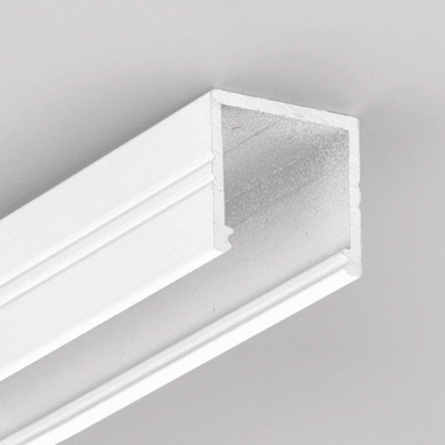 Profilé LED SMART16 BC3/U4 1m blanc painted /plastic bag