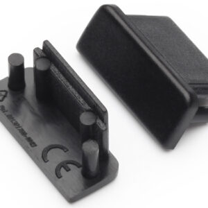 Terminaison SURFACE10 noir (set de 2)
