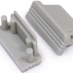 Terminaison SURFACE10 gris (set de 2)