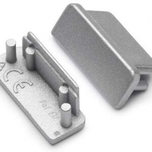 Terminaison SURFACE14 argent (set x2)