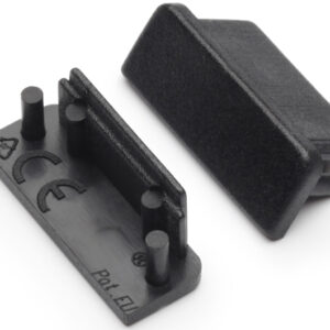 Terminaison SURFACE14 noir (set de 2)