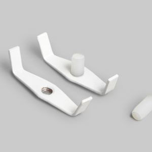 LED Clamp VARIO30-1 blanc painted - Set de 2