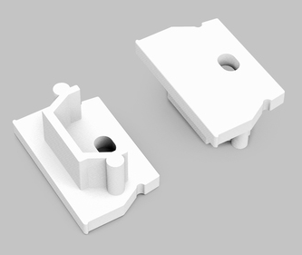 Terminaison UNI12 gen2 with hole blanc [20pcs]