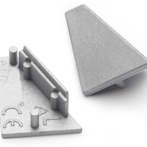 Terminaison CORNER14 argent (set de 2)