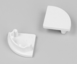 Terminaison CABI12 arrondi blanc (set de 2)