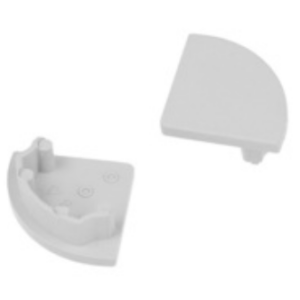 Terminaison CABI12 arrondi gris (set de 2)