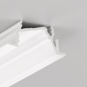 Profilé LED DIAGONAL14 F/TY 2m blanc painted /plastic bag