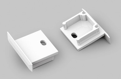 Terminaison SMART-IN16-BC3 with hole blanc [20pcs]