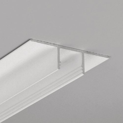 Profilé LED PLANE14 IN BC3 2m blanc painted /plastic bag