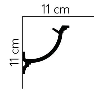 Moulure Corniche pour LED QL027 2M - STANDARD