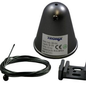 Kit de suspension pour rail 3 phases Noir