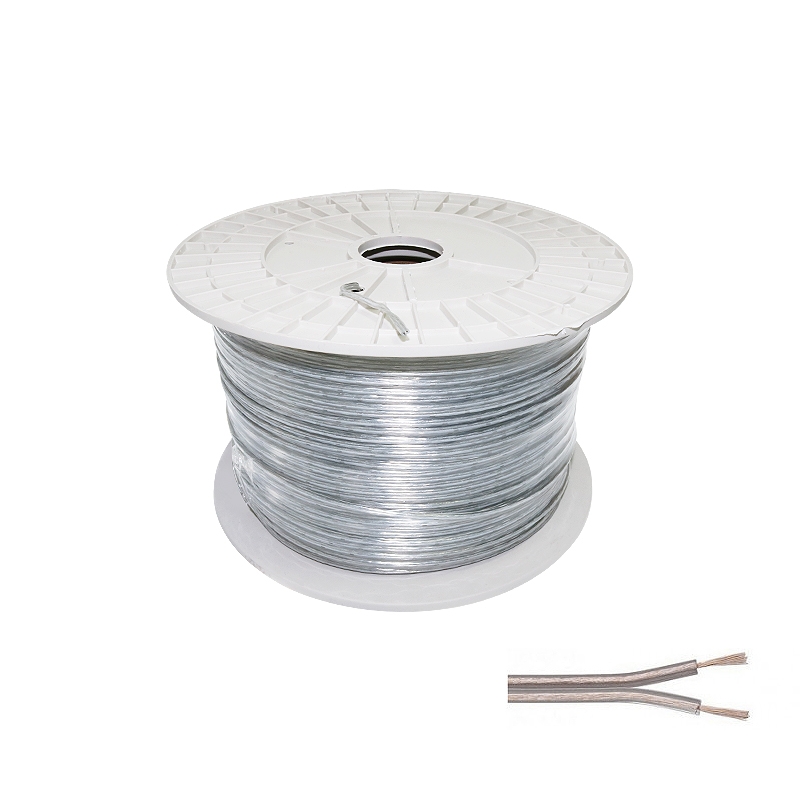 Câble électrique transparent 2X0.5Mm² - 500 Mètres